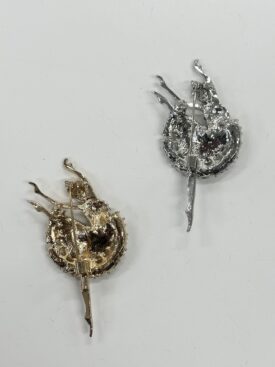 バレリーナブローチ（シルバー・ゴールド） | バレエ用品・レオタード
